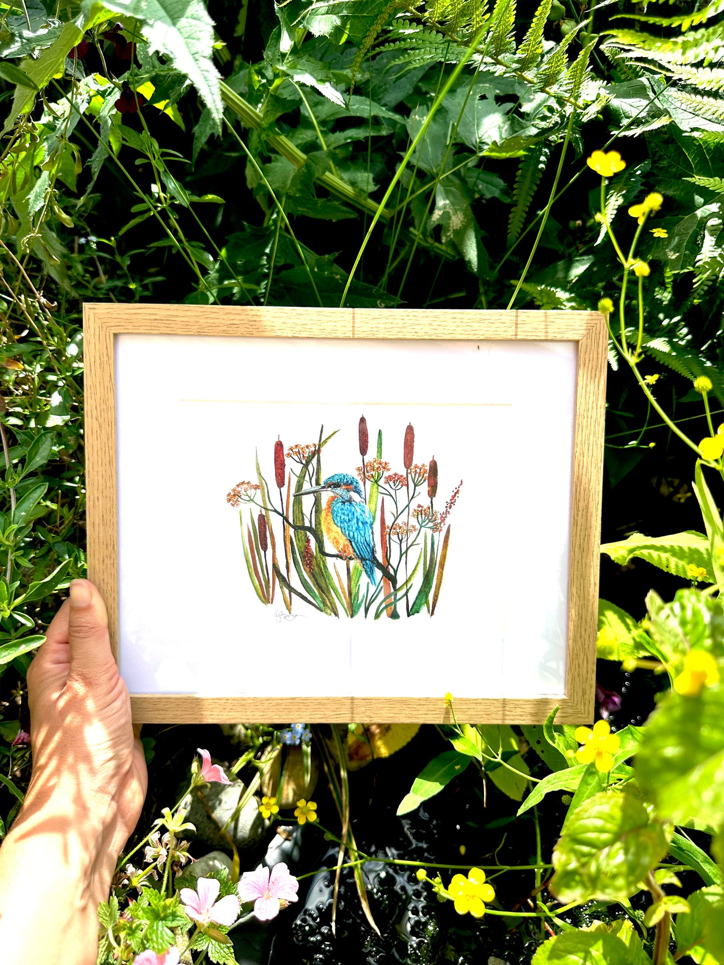 Kingfisher A5 Watercolour Art Print
